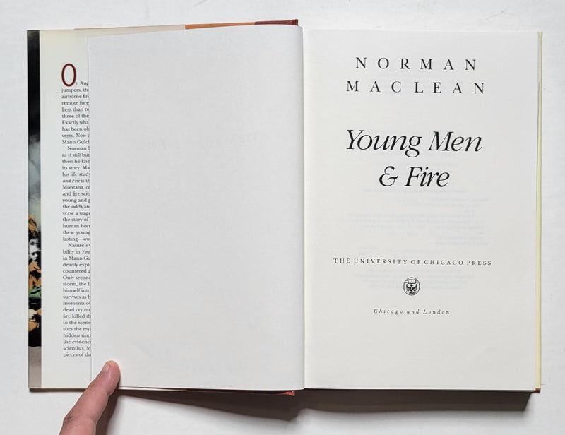 Young Men and Fire: A True Story of the Mann Gulch Fire
