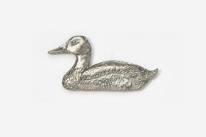 Canvasback Decoy Pewter Pin