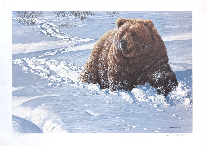 Heavy Going – Grizzly by John Seerey-Lester - Artist's Proof
