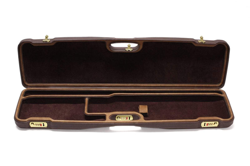 Negrini OU/SxS Superlative Leather Takedown Shotgun Case 32″ – 1602PPL/4709