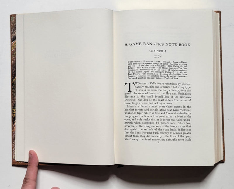 A Game Ranger’s Notebook