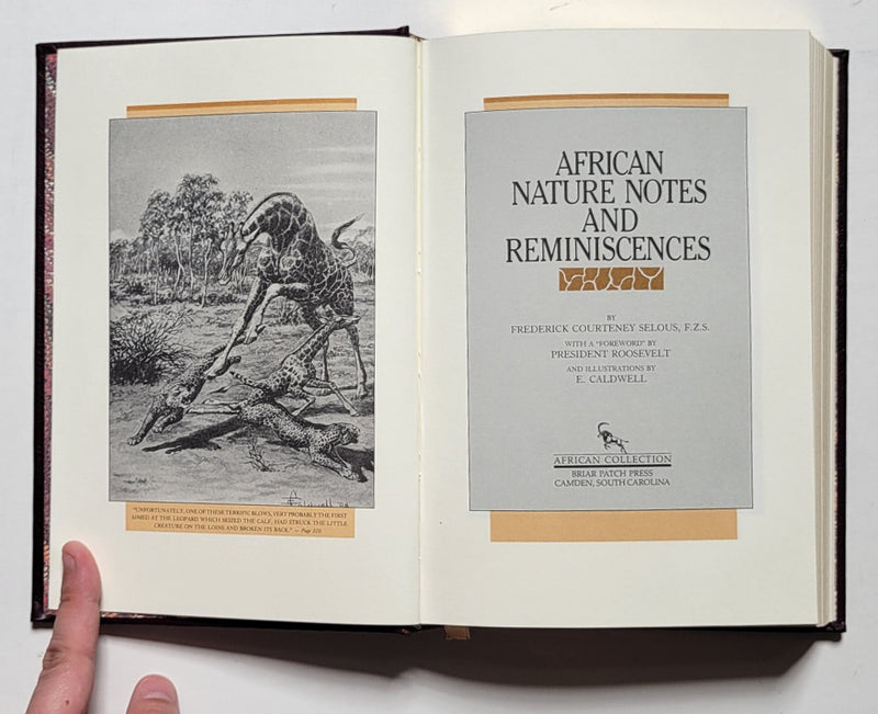 African Nature Notes and Reminiscences