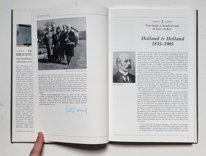 The Shooting Field: One Hundred and Fifty Year with Holland & Holland