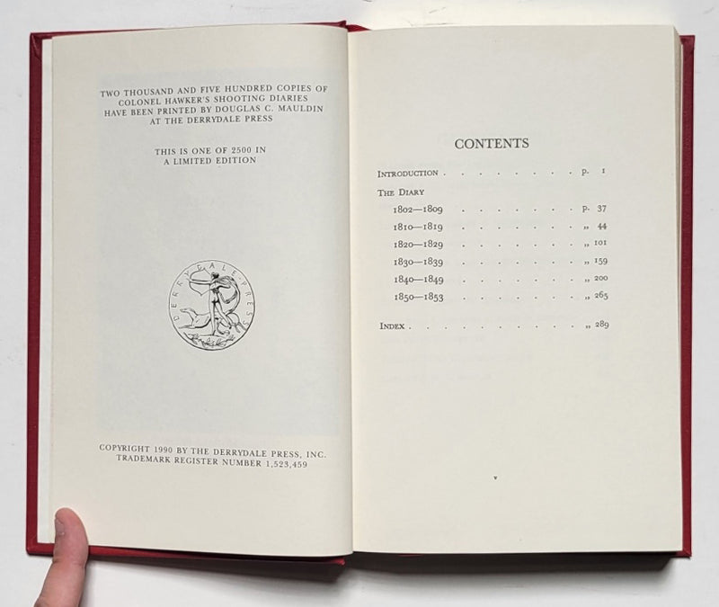 Colonel Hawker’s Shooting Diaries