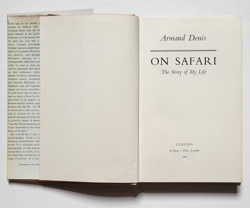 On Safari: The Story of My Life