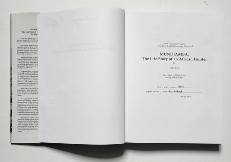 Mundjamba: The Life Story of an African Hunter