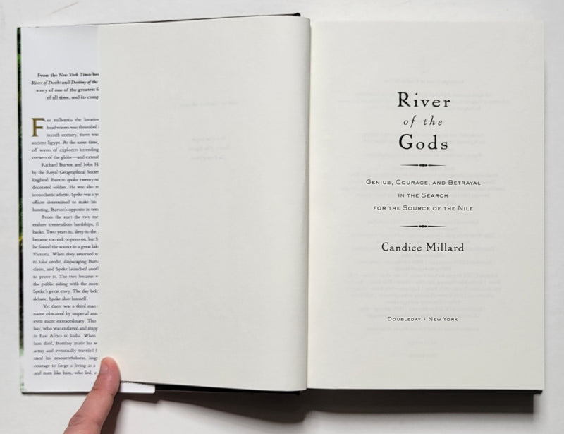 River of the Gods: Genius, Courage and Betrayal in the Search for the Source of the Nile