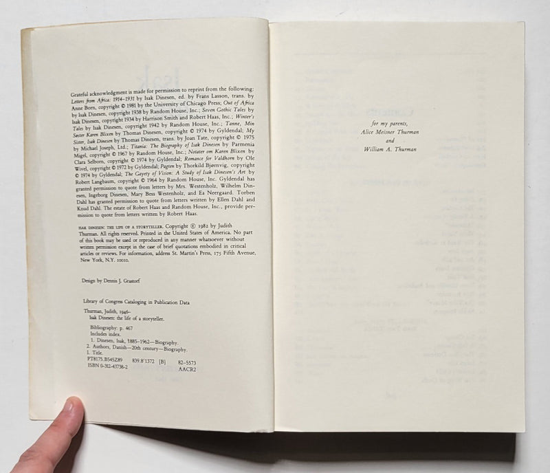 Isak Dinesen: The Life of a Storyteller