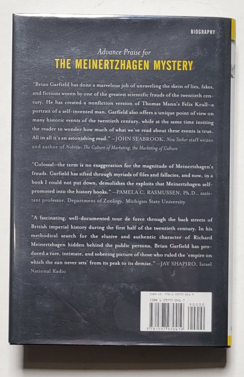 The Meinertzhagen Mystery: The Life and Legend of a Colossal Fraud