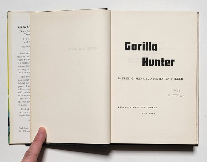 Gorilla Hunter: The African Adventures of a Hunter Extraordinary