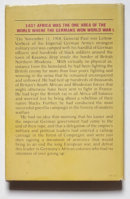 Guerilla: Colonel von Lettow-Vorbeck and Germany’s East African Empire