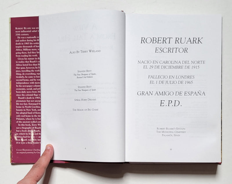 A View from a Tall Hill: Robert Ruark in Africa