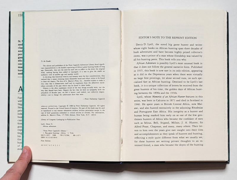 African Adventures: Letters from Famous Big-Game Hunters