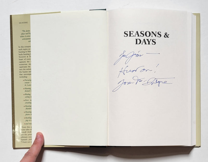 Seasons & Days: A Hunting Life