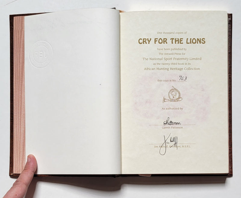 Cry for the Lions