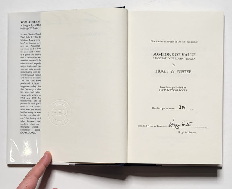 Someone of Value: A Biography of Robert Ruark