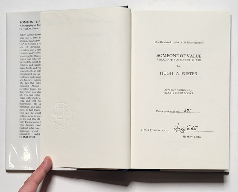 Someone of Value: A Biography of Robert Ruark