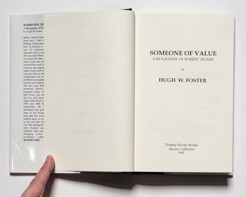 Someone of Value: A Biography of Robert Ruark