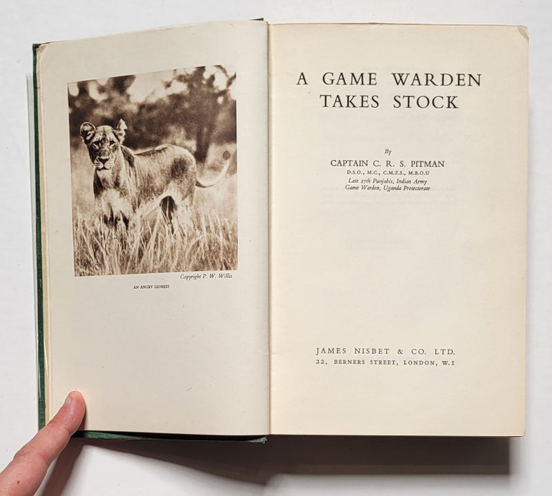 A Game Warden Takes Stock