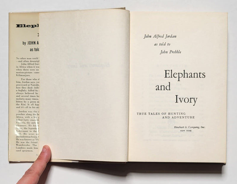 Elephants and Ivory: True Tales of Hunting and Adventure