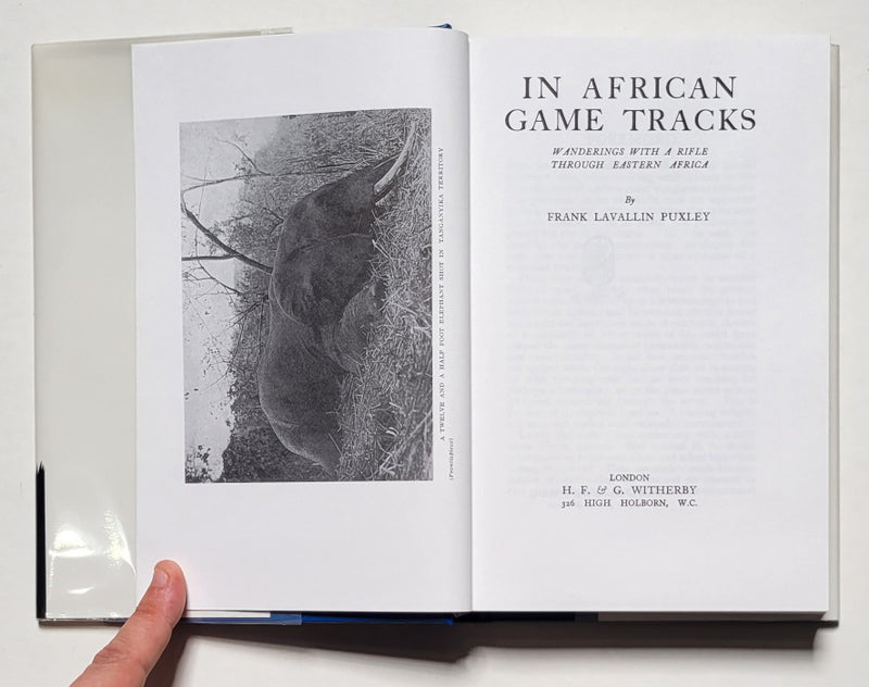 In African Game Tracks: Wanderings with a Rifle Through Eastern Africa