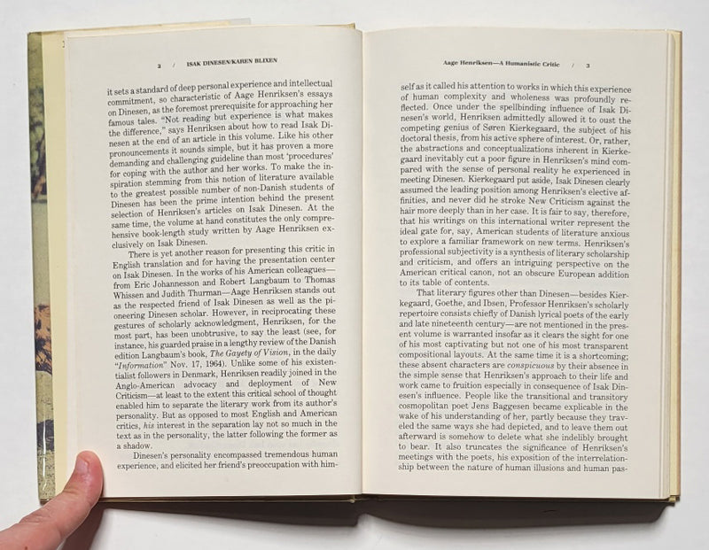 Isak Dinesen—Karen Blixen: The Work and the Life
