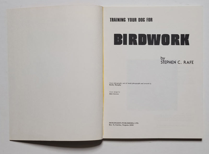 Training Your Dog for Birdwork