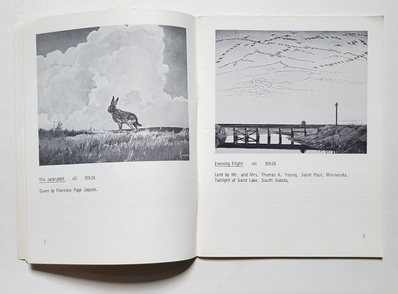 The Art of Francis Lee Jaques: Minnesota Bell Museum 1972 Pamphlet