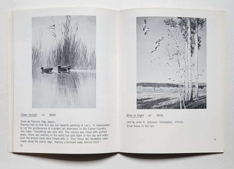 The Art of Francis Lee Jaques: Minnesota Bell Museum 1972 Pamphlet