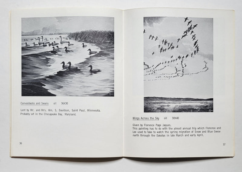 The Art of Francis Lee Jaques: Minnesota Bell Museum 1972 Pamphlet