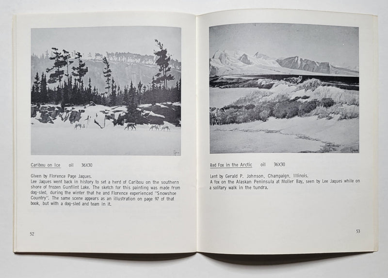 The Art of Francis Lee Jaques: Minnesota Bell Museum 1972 Pamphlet