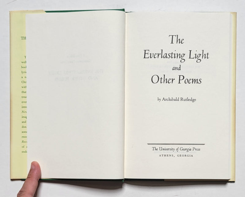 The Everlasting Light and Other Poems
