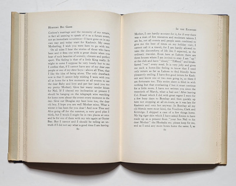 Hunting Big Game in the Eighties: The Letters of Elliott Roosevelt, Sportsman