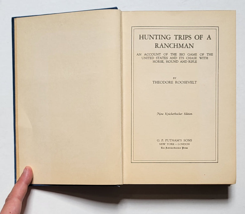 Hunting Trips of a Ranchman