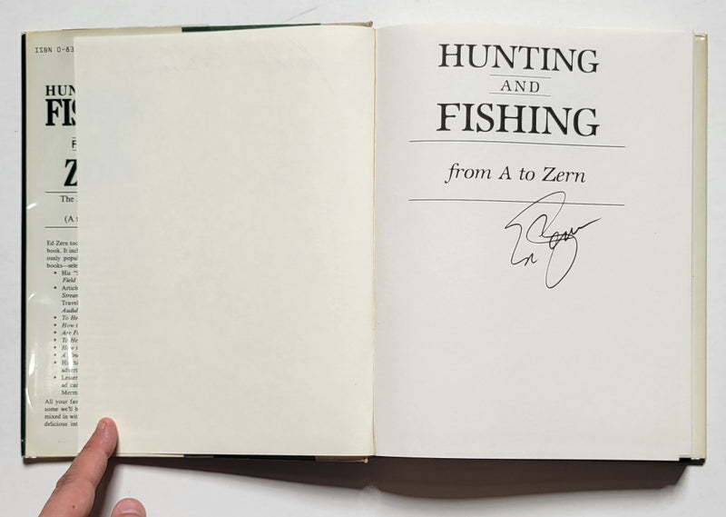 Hunting and Fishing from A to Zern