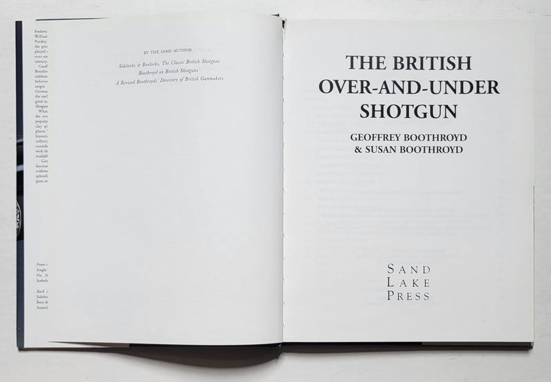 The British Over-and-Under Shotgun