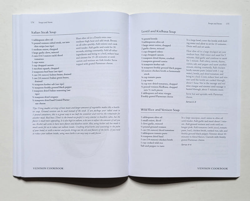 Venison Cookbook: From Field to Table
