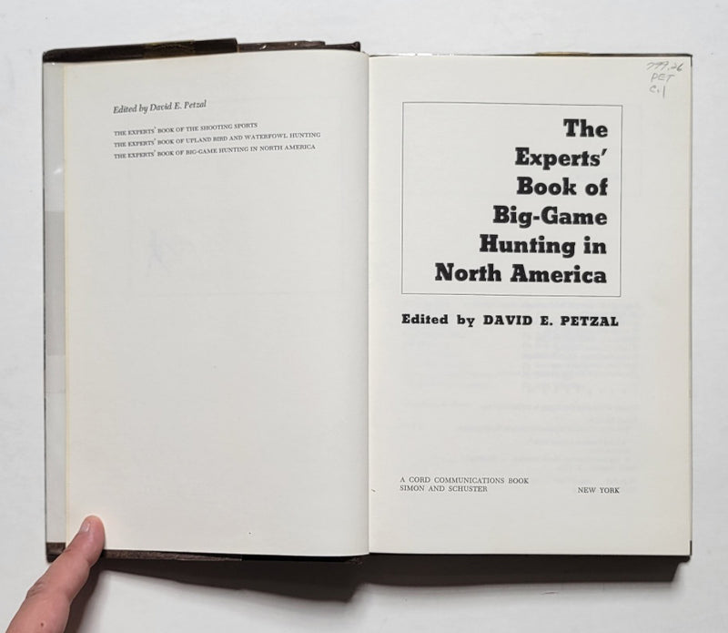 The Experts’ Book of Big-Game Hunting in North America