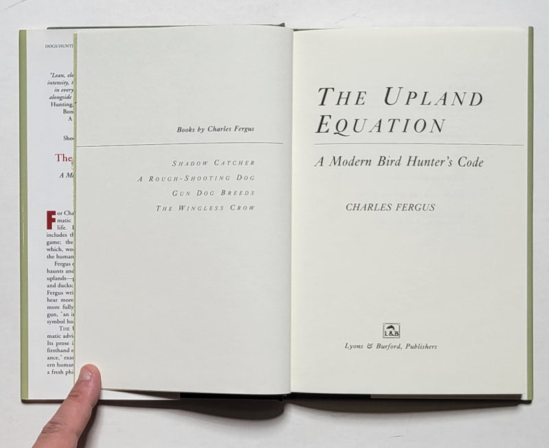 The Upland Equation: A Modern Bird-Hunter’s Code