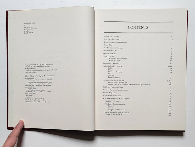 The History of Winchester Firearms 1866-1975