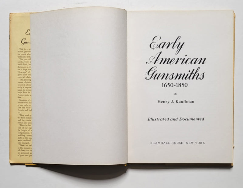 Early American Gunsmiths, 1650-1850