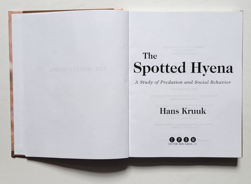 The Spotted Hyena: A Study of Predation and Social Behavior