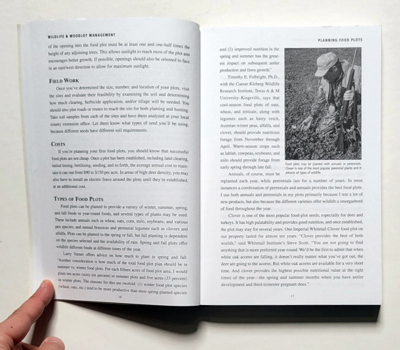 Wildlife and Woodlot Management: A Comprehensive Handbook for Food Plot and Habitat Development