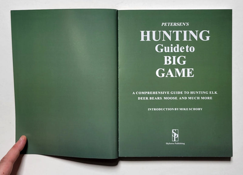 Petersen's Hunting Guide to Big Game