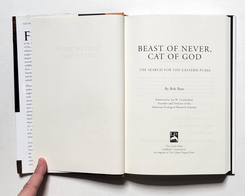Beast of Never, Cat of God: The Search for the Eastern Puma