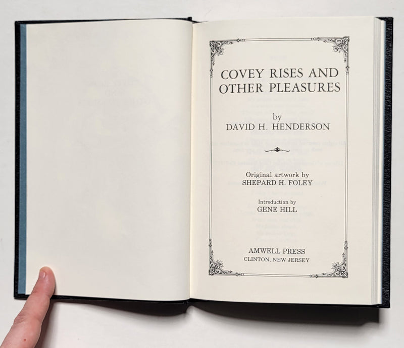 Covey Rises and Other Pleasures