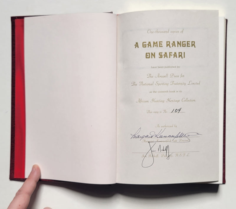 A Game Ranger on Safari and A Game Ranger’s Notebook