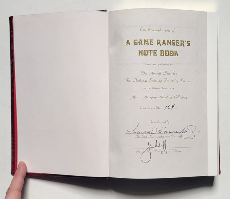 A Game Ranger on Safari and A Game Ranger’s Notebook