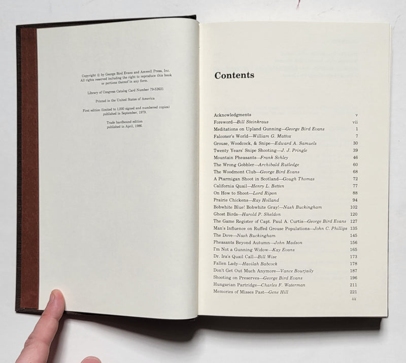 The Upland Gunner's Book