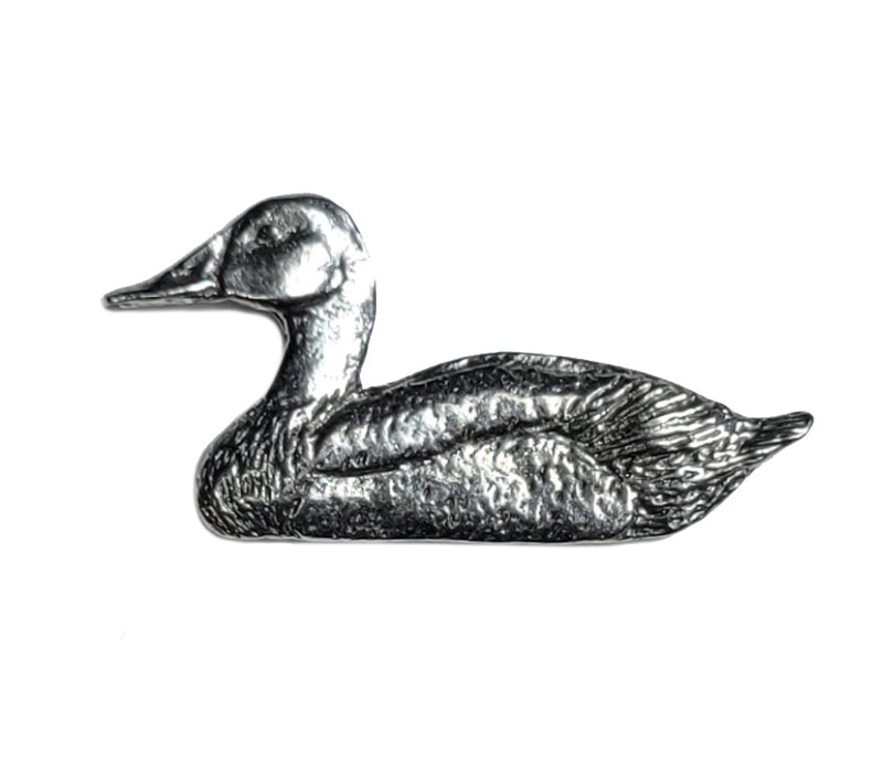 Canvasback Decoy Pewter Pin